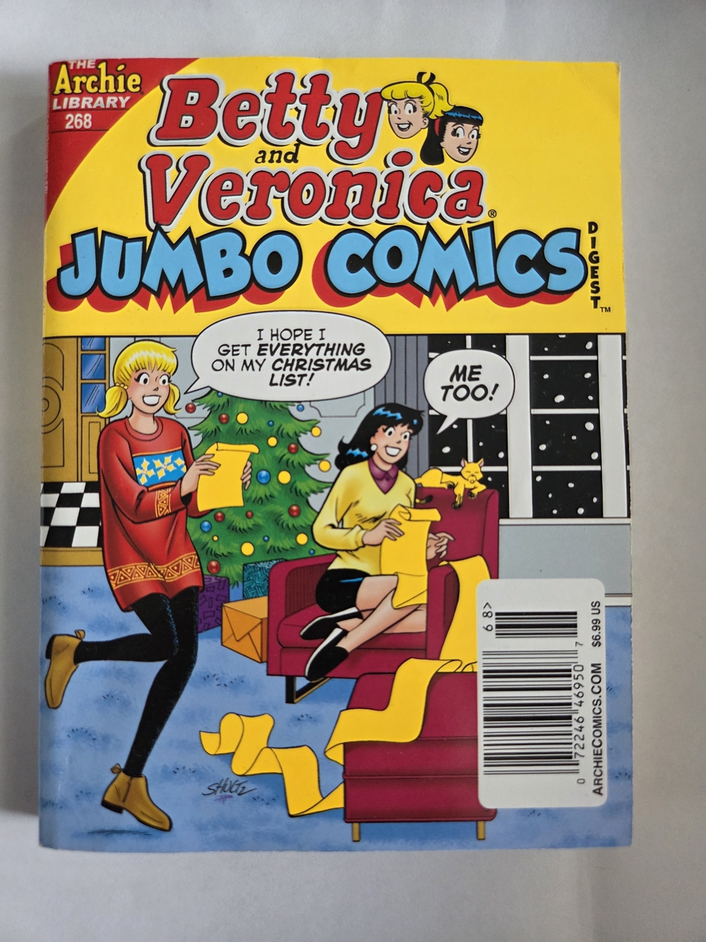 Arche Betty and Veronica Jumbo Comics Digest - Bright Yellow & Blue Cover